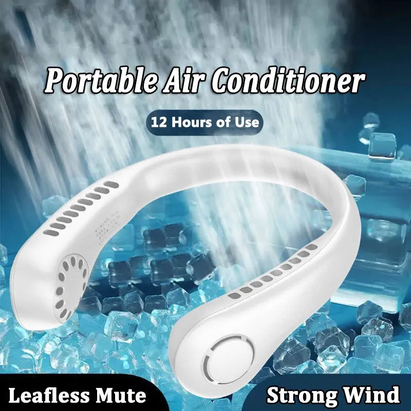 Vaneless Hanging Neck Fan (Random Colour)