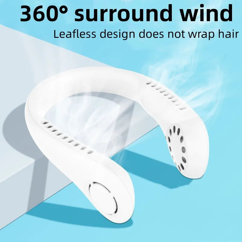 Vaneless Hanging Neck Fan (Random Colour)