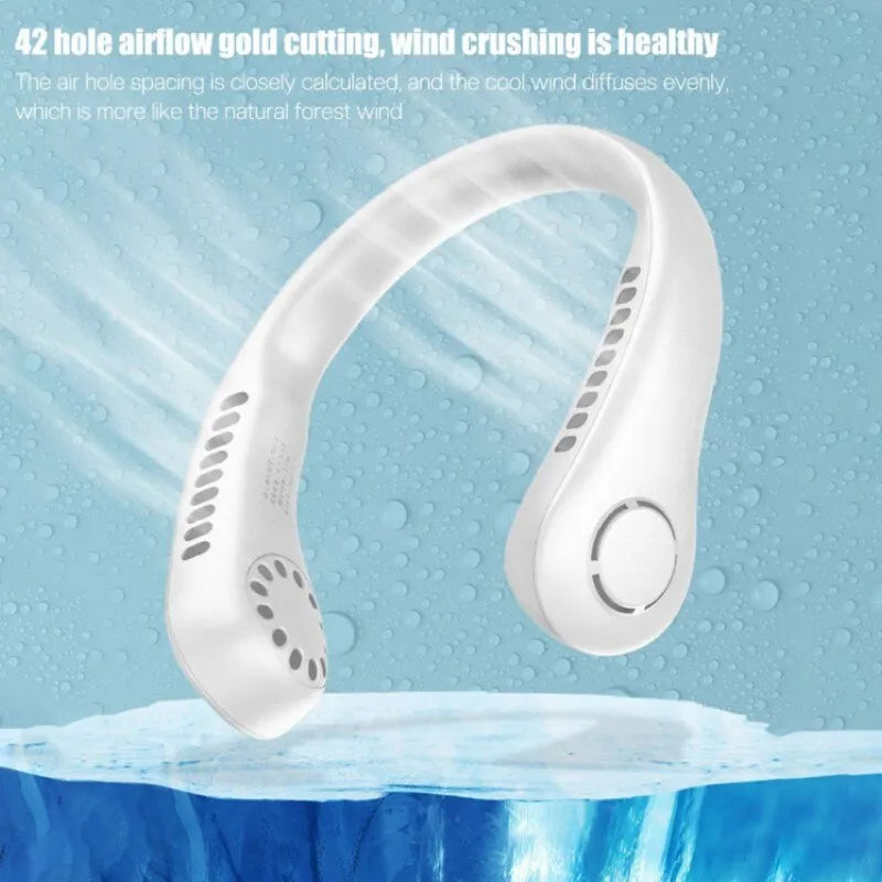 Vaneless Hanging Neck Fan (Random Colour)