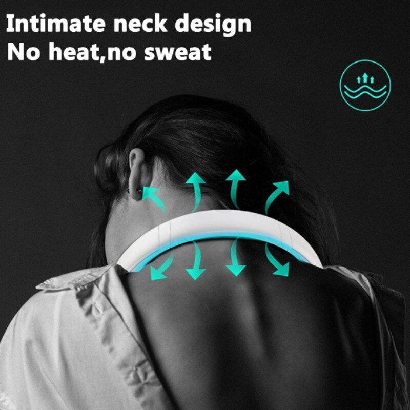 Vaneless Hanging Neck Fan (Random Colour)