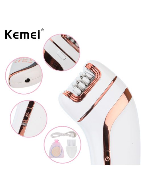 Chargeable Epilator With Extra Shaving Head