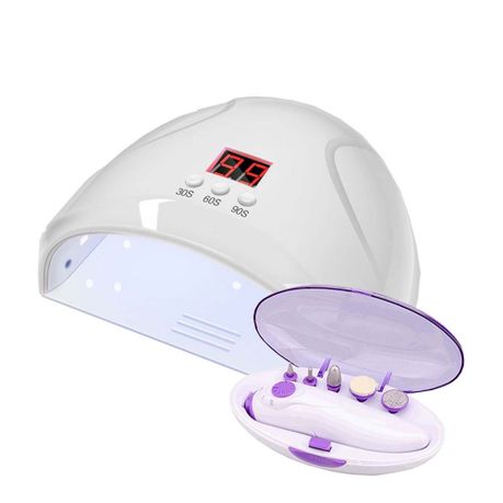 2 In 1 Led Nail Dryer And Electric Nail Kit