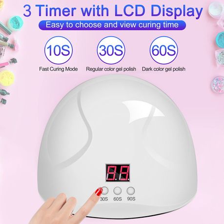 2 In 1 Led Nail Dryer And Electric Nail Kit