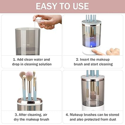 3 In 1 Electric Makeup Brush Cleaner