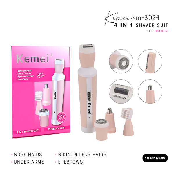 4 In 1 Rechargeable Hair Remover