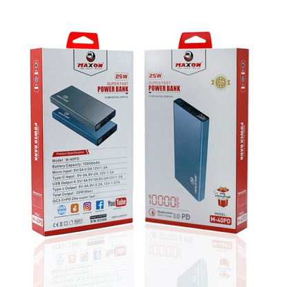 Maxon M-40 Pd 10000 Mah Super Fast Power Bank