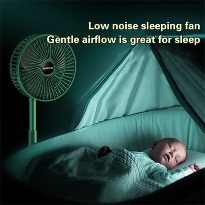 Rechargeable Table Desk Fan