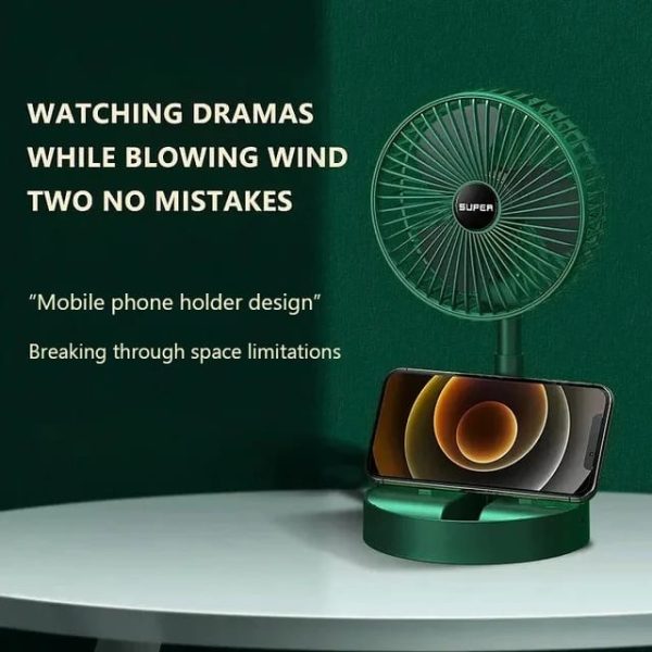 Rechargeable Table Desk Fan