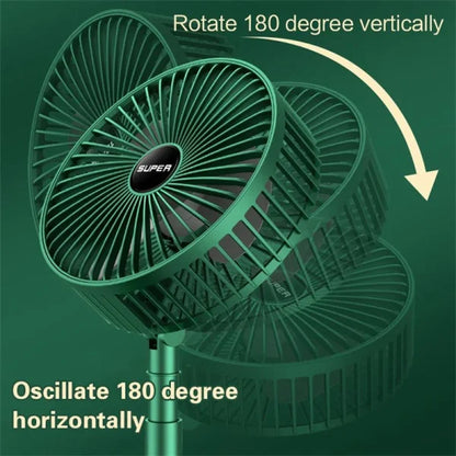 Rechargeable Table Desk Fan