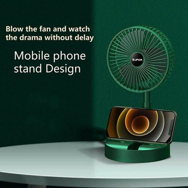 Rechargeable Table Desk Fan