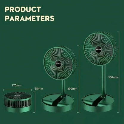 Rechargeable Table Desk Fan