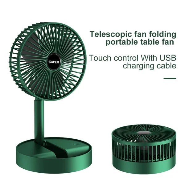 Rechargeable Table Desk Fan